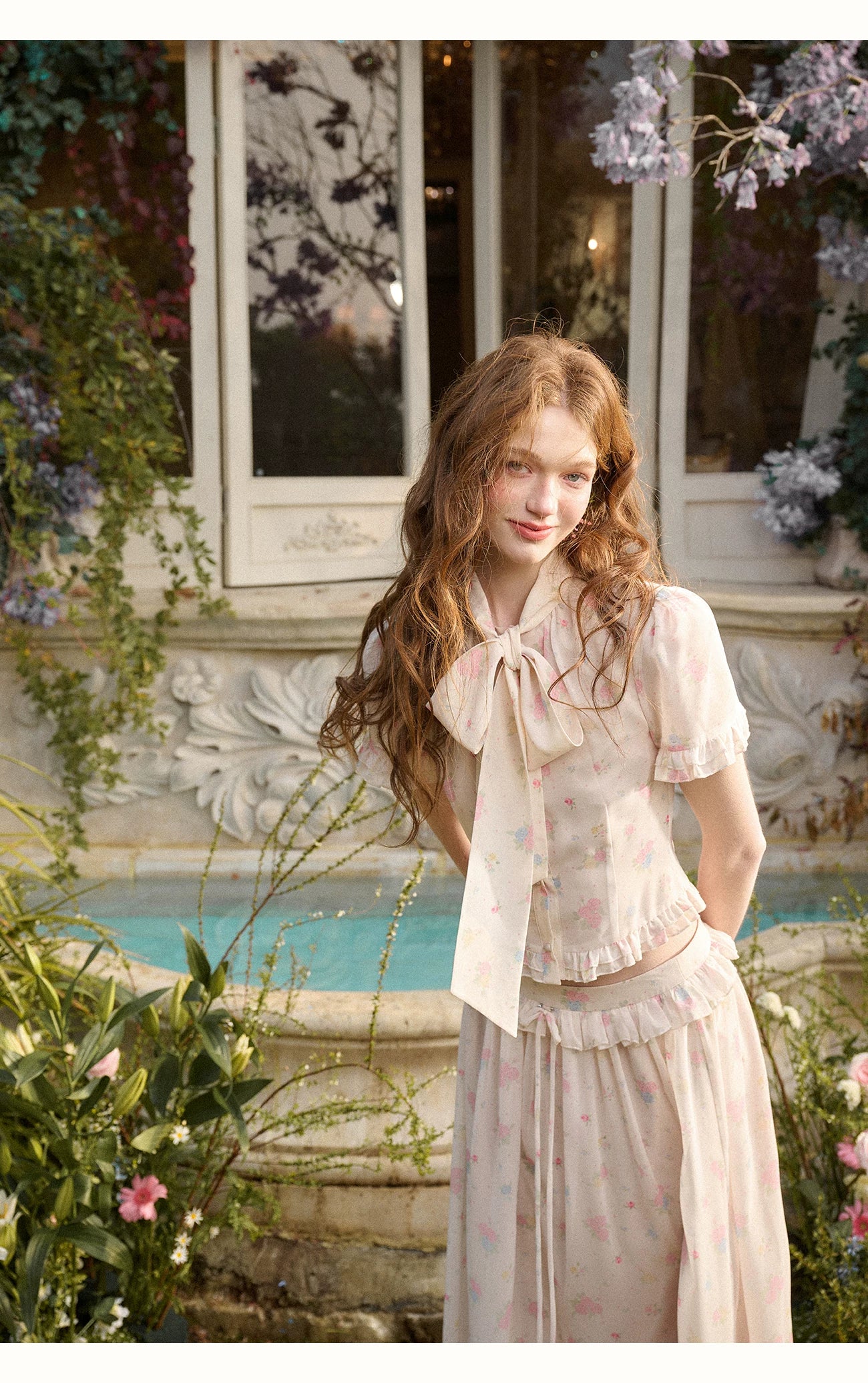 Island Holiday Chiffon Printed Set