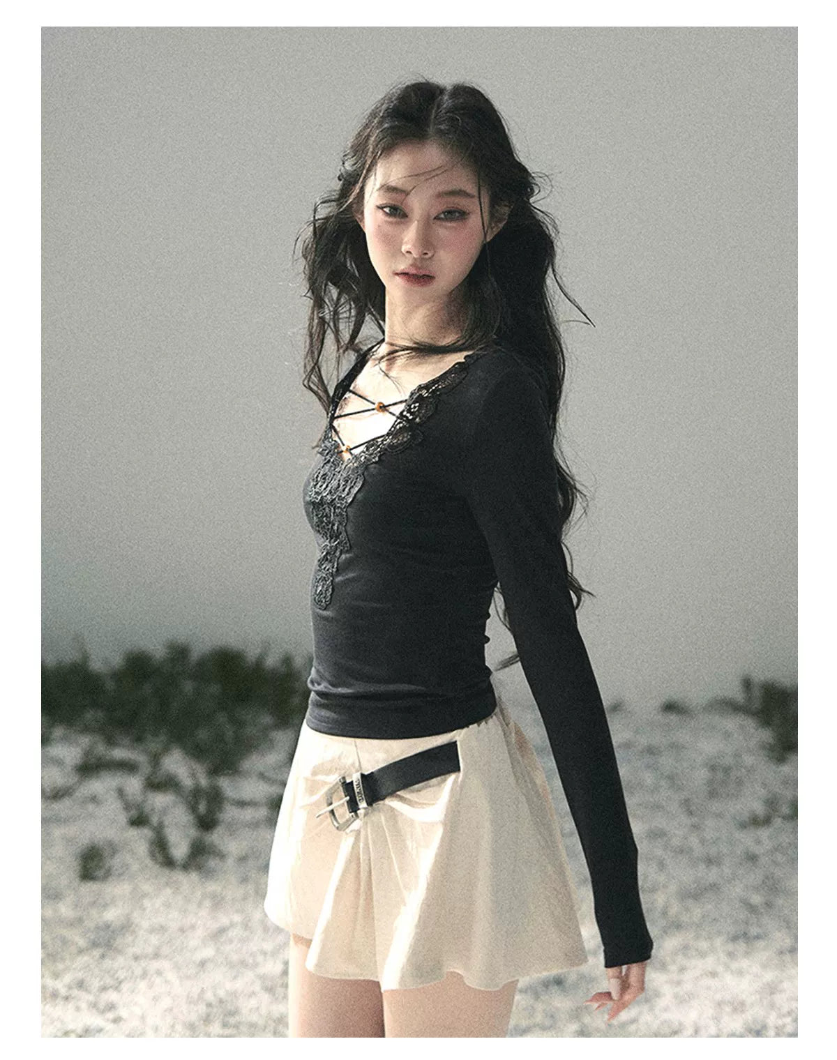 Wind Chimes Corridor A-Line Skirt