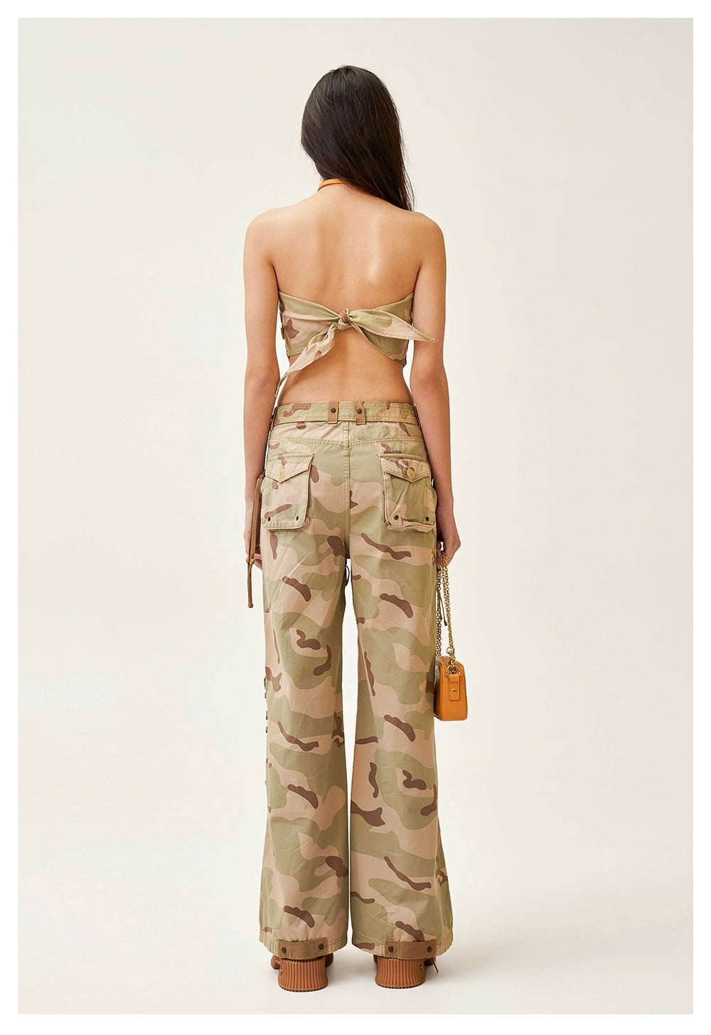 Ancient Myth Ink-splattered Drawstring Work Pants - CHINASQUAD