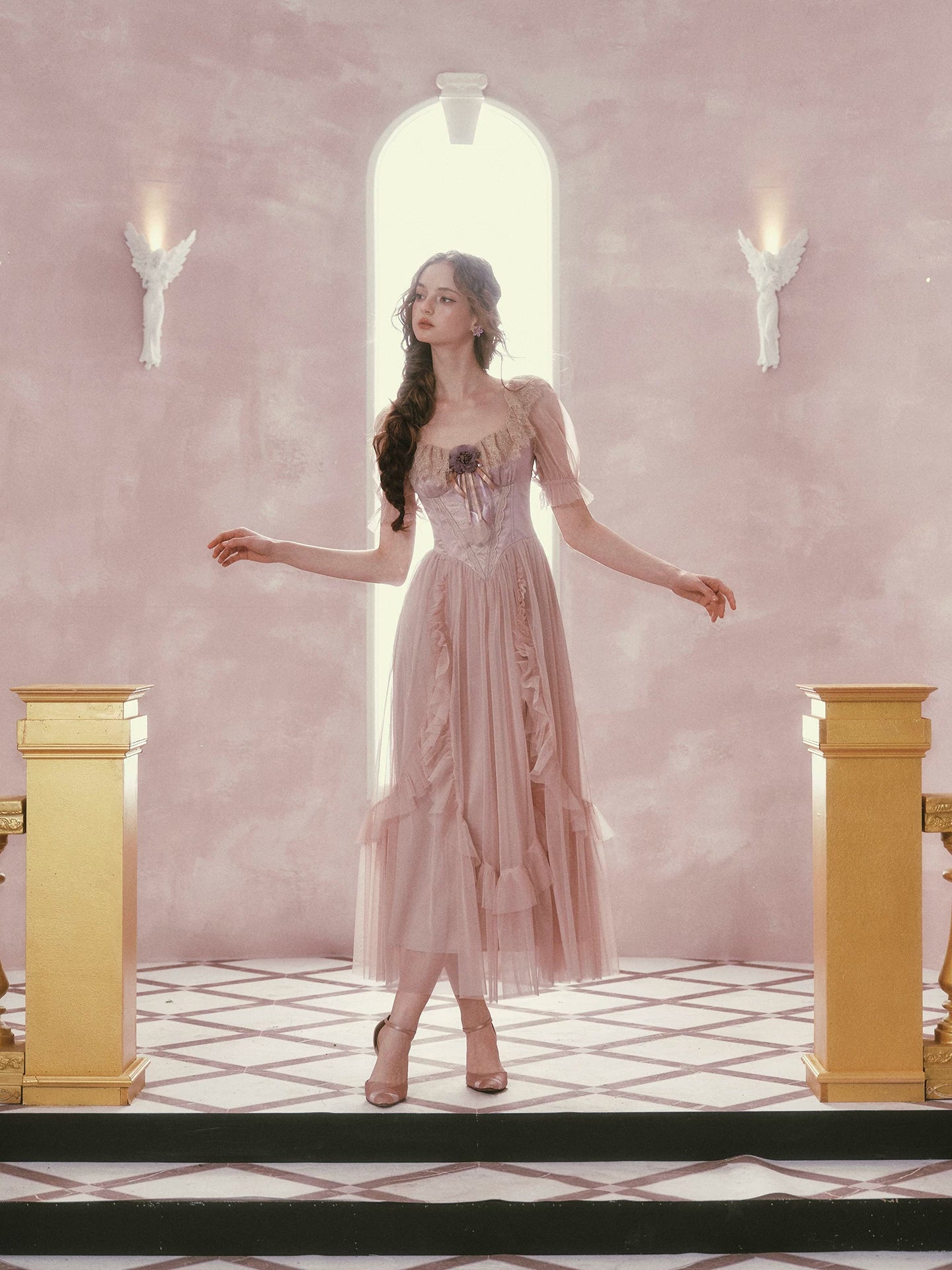 Purple Iris Princess Dress