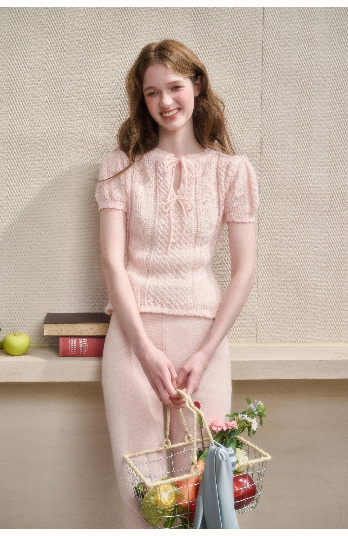 Soft Kitten Mohair Wool Knit Top