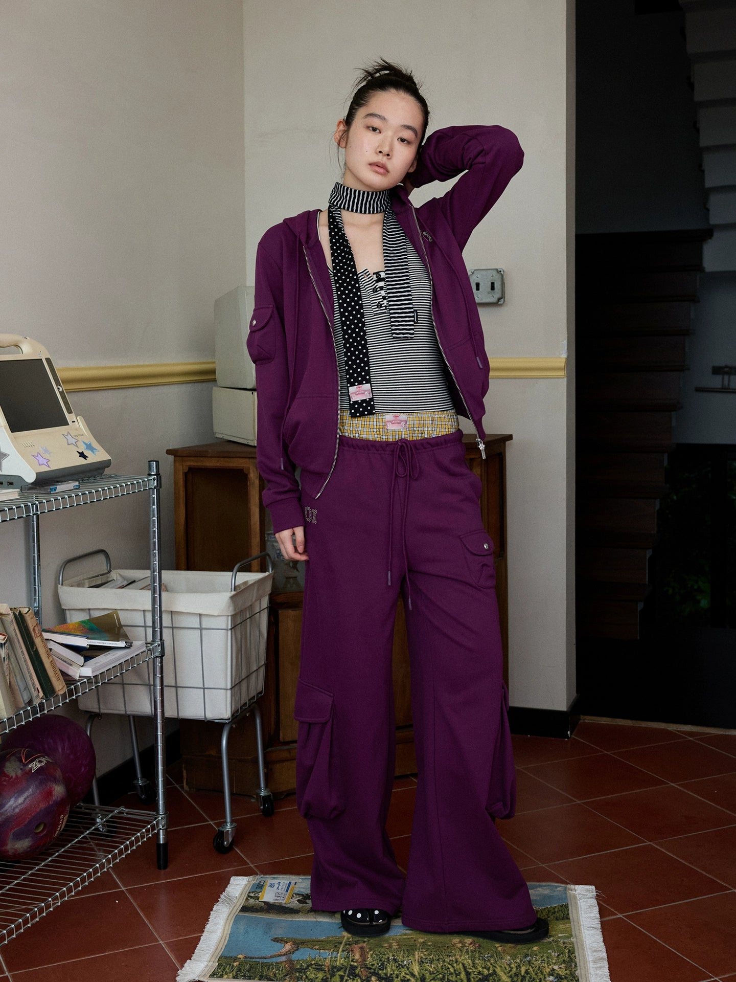 Solid Color Hoodie & Sweatpants Set - CHINASQUAD