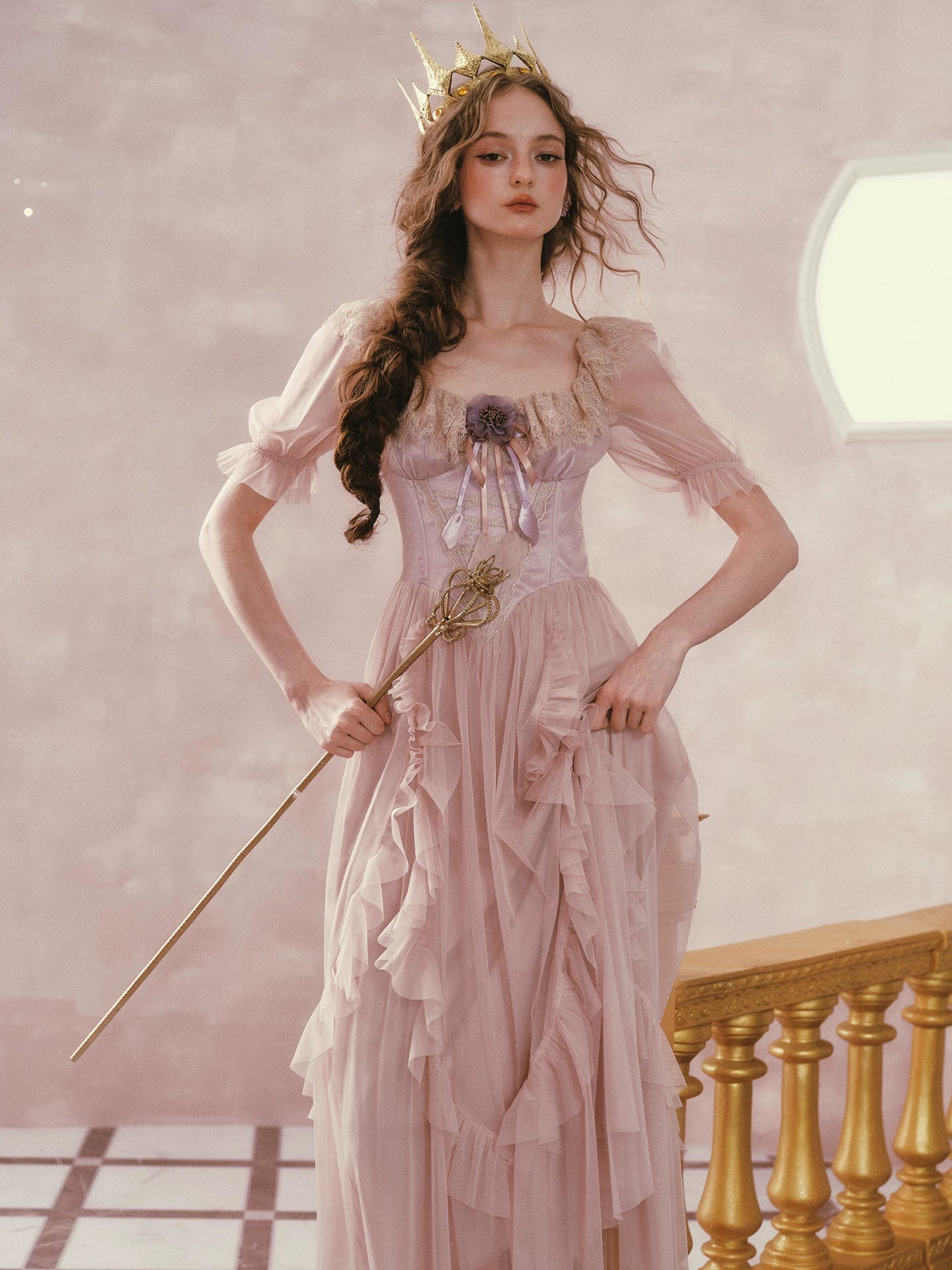 Purple Iris Princess Dress