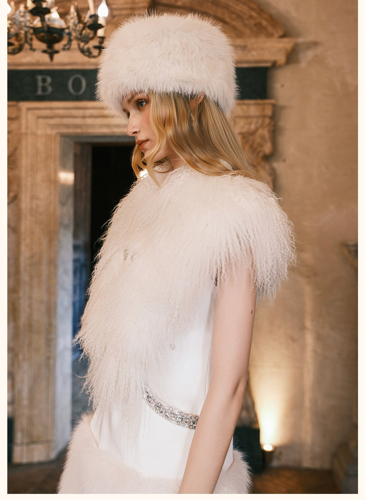 Vela Shearling & Rex Rabbit Reversible Fur Vest - CHINASQUAD