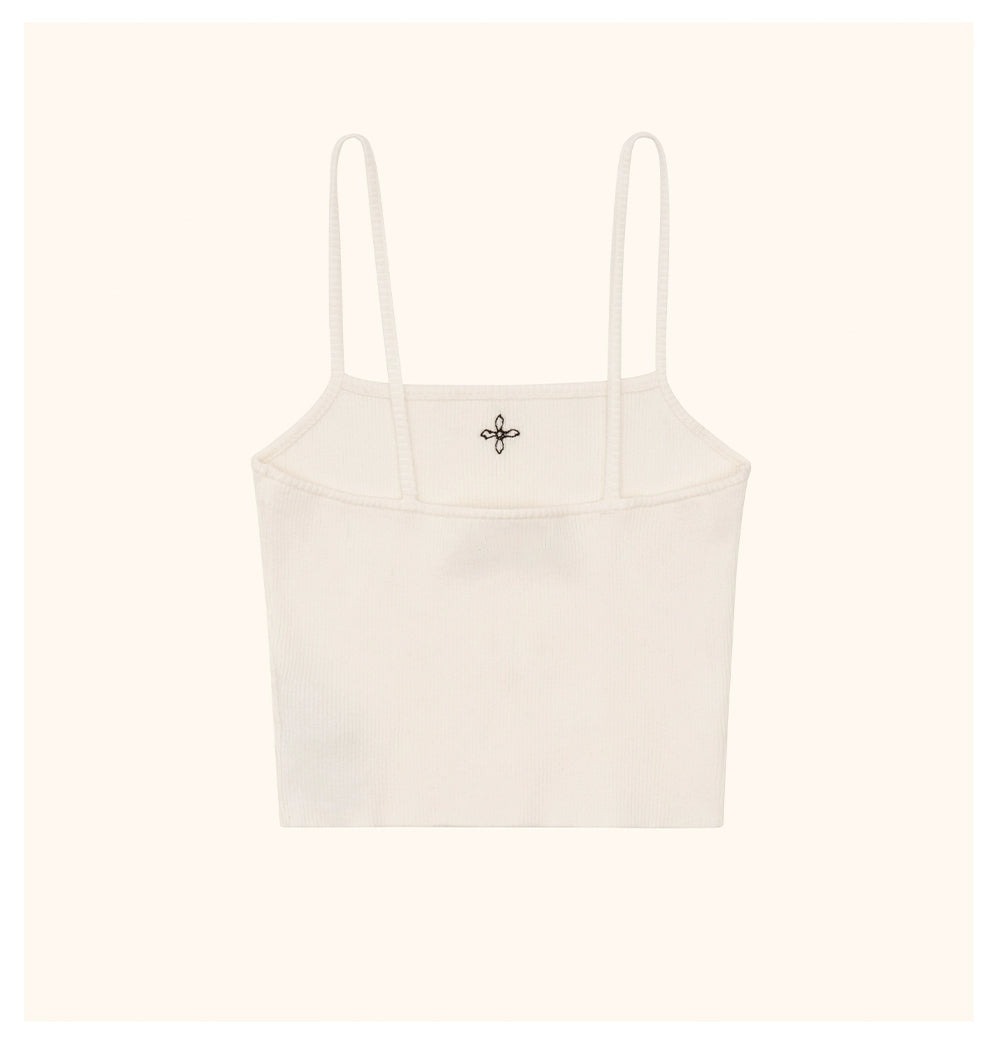 Compass Cruciferous Knitted Tank Top - CHINASQUAD