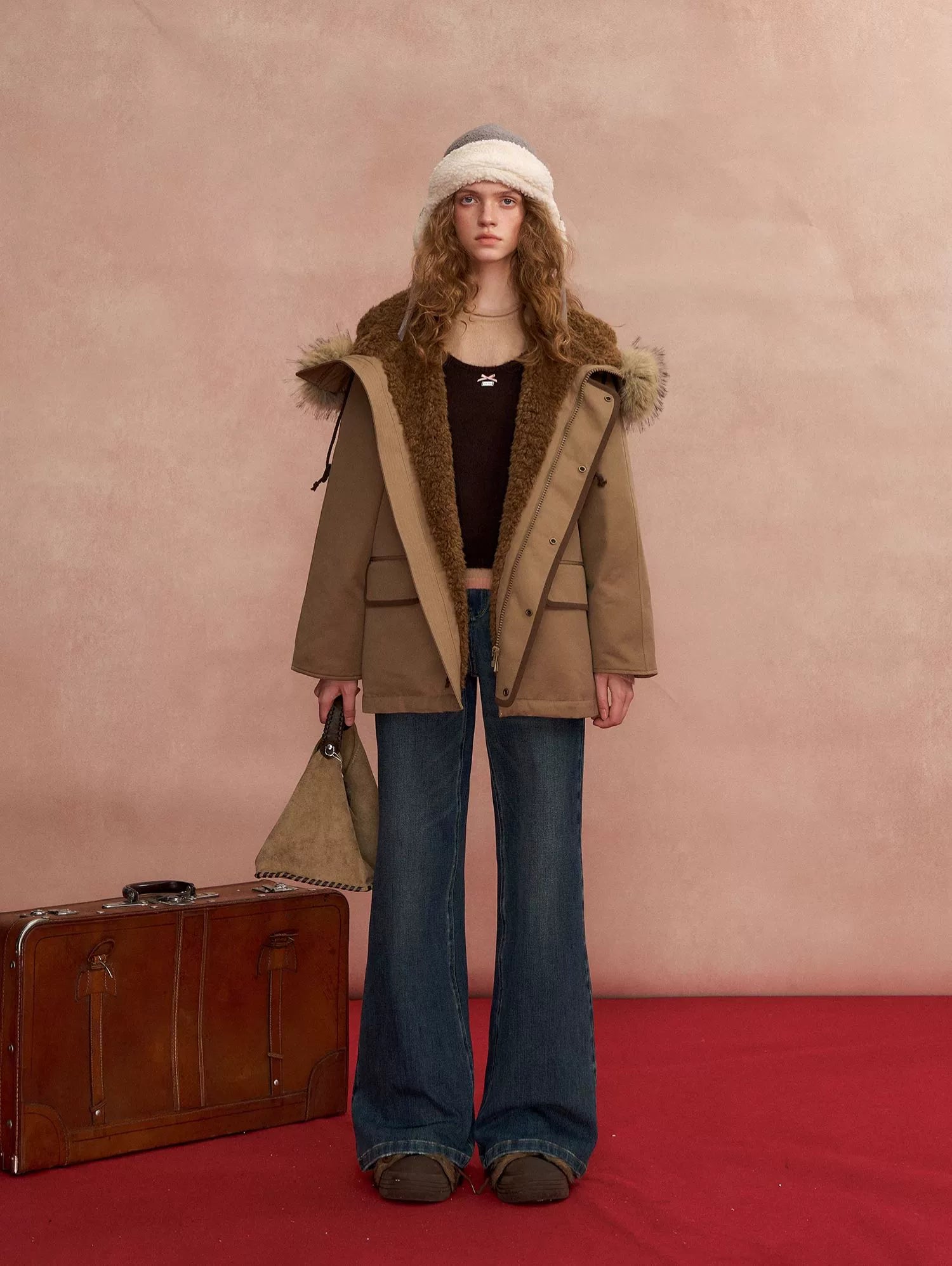 Hooded Utility Parka Puffer Down