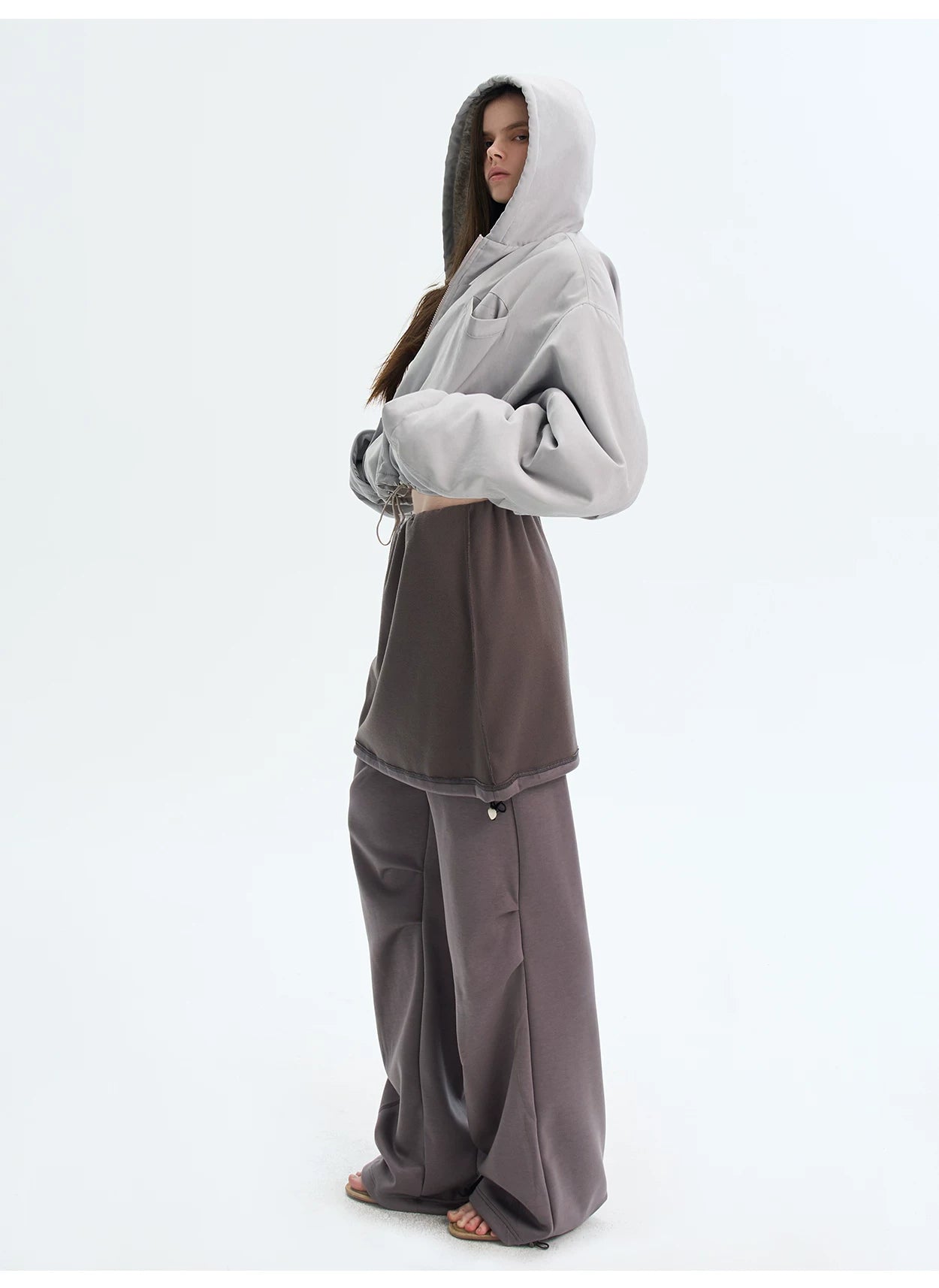 Retro Eco Faux-Fur Cropped Hooded Parka