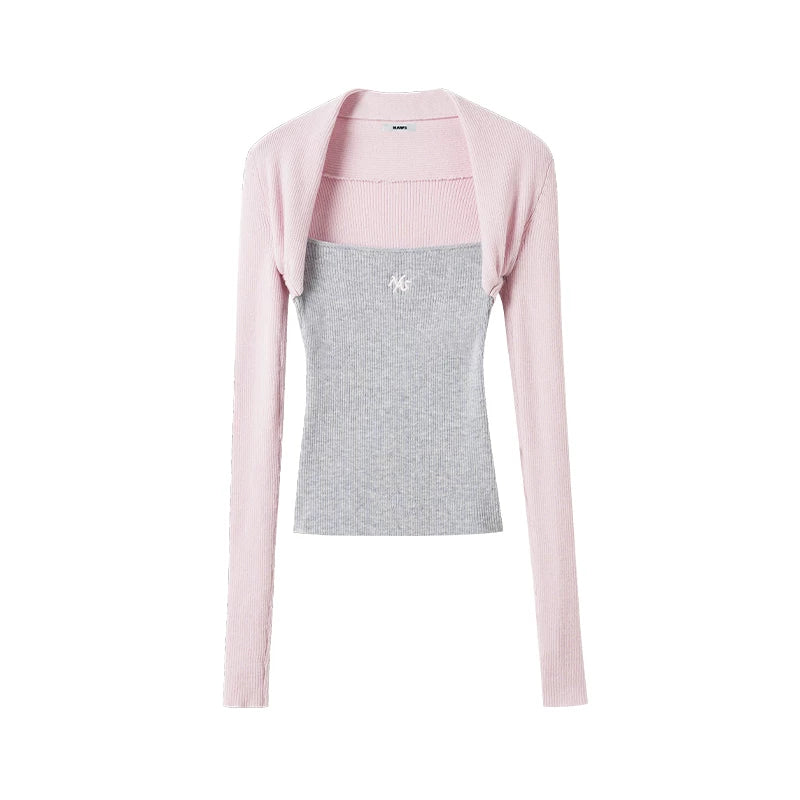 Slim-Fit Wool-Blend Knit Top