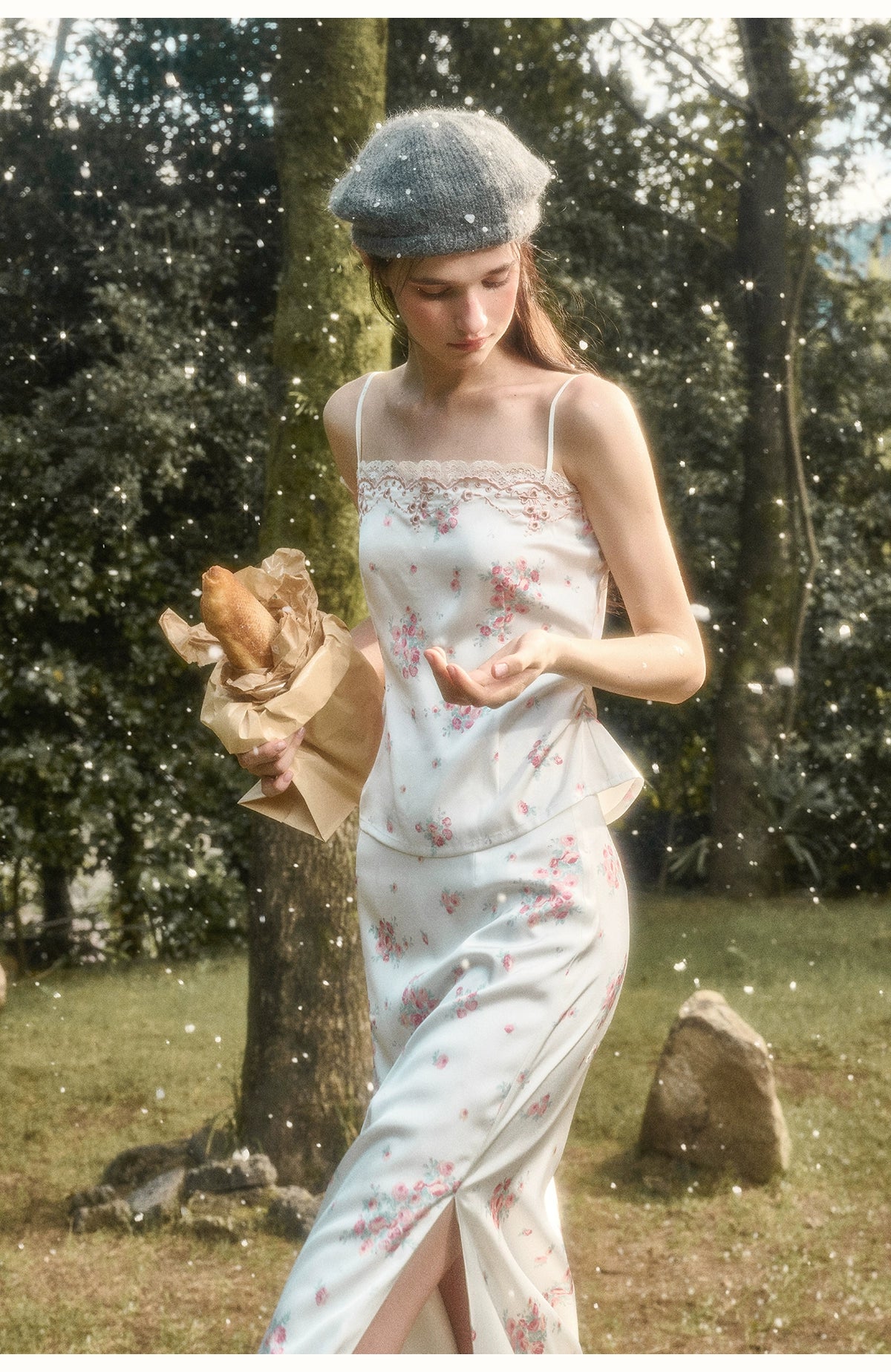 Cosagach Pearl Satin Embroidered Camisole - CHINASQUAD