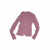 Reversible Striped Cardigan & Pants Set - CHINASQUAD