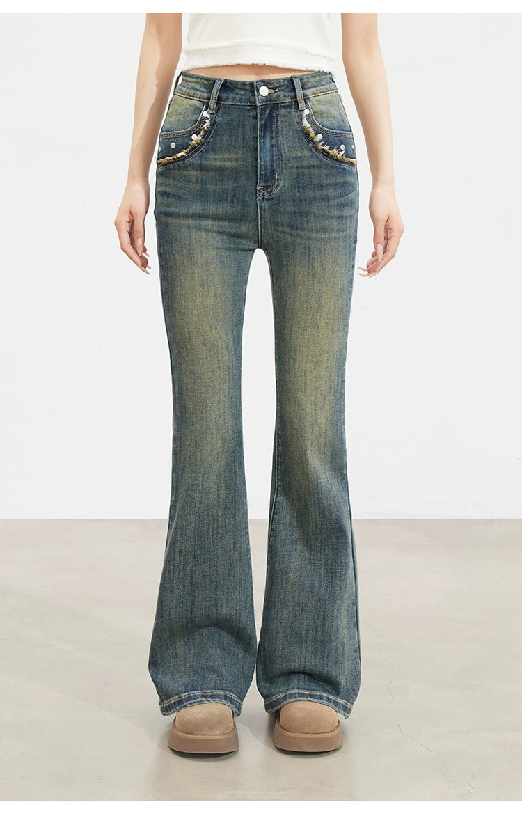 Maillard Flared Jeans - CHINASQUAD