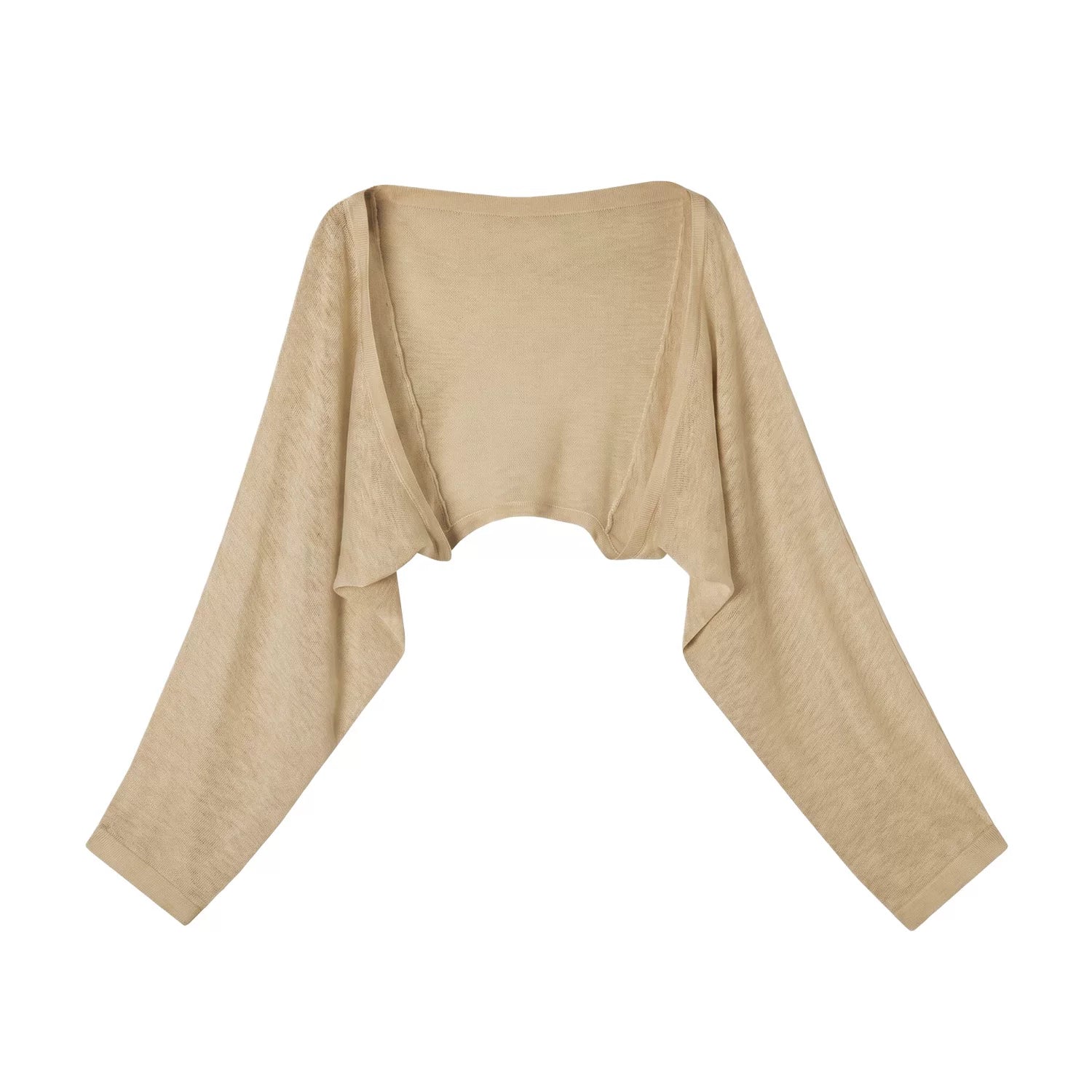 Batwing Cardigan & Bow Strapless Cami Set