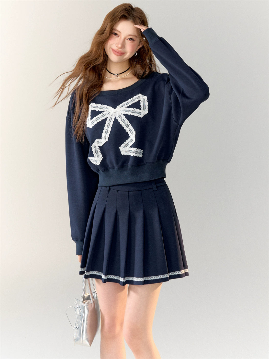 Lace Bow Skirt - CHINASQUAD