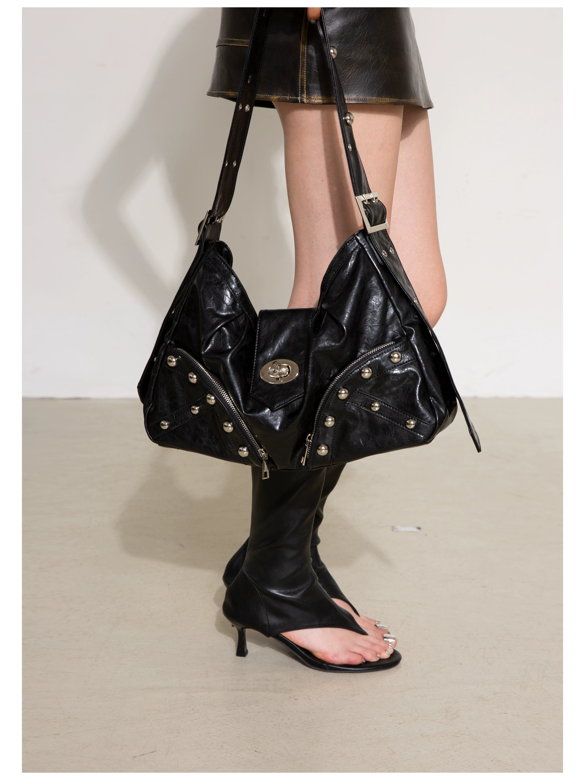 Y2K PU Shoulder Bag - CHINASQUAD