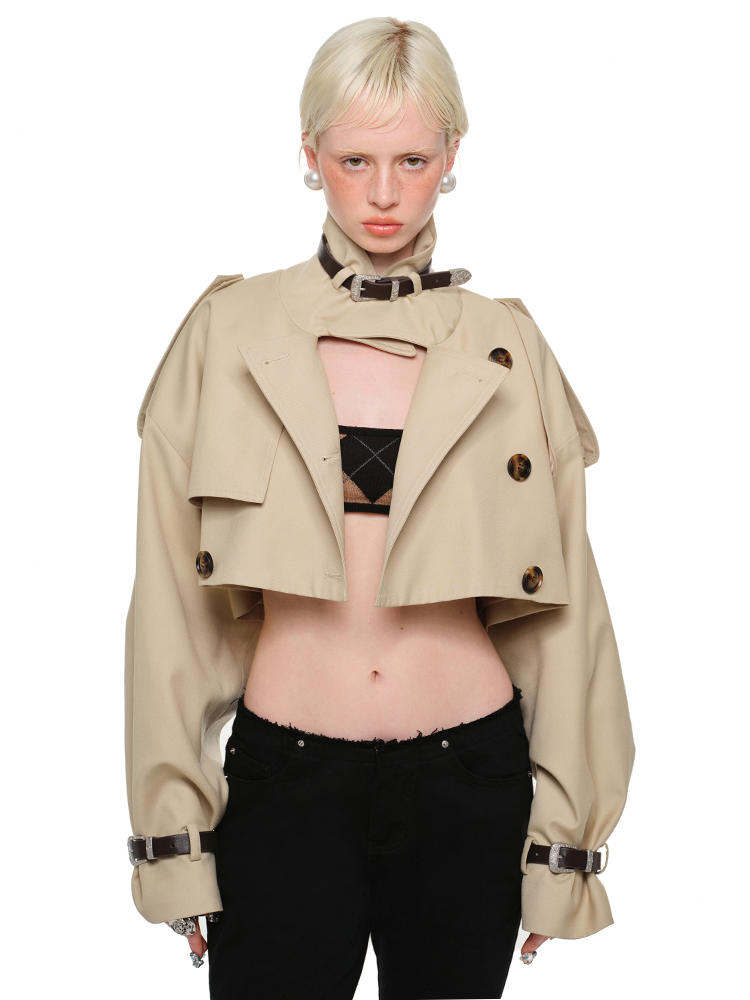 Ultra Short Trench Coat - CHINASQUAD