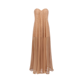 Thea Strapless Mesh Backless Dress - CHINASQUAD