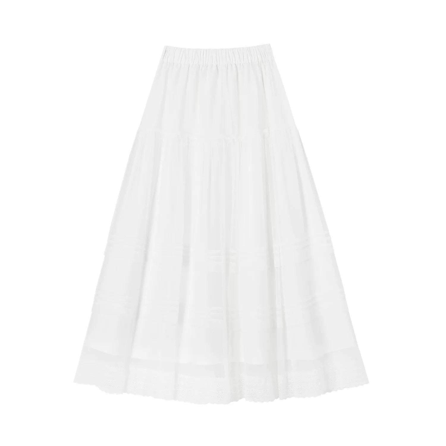 Ethereal Cloud Tulle Maxi Skirt