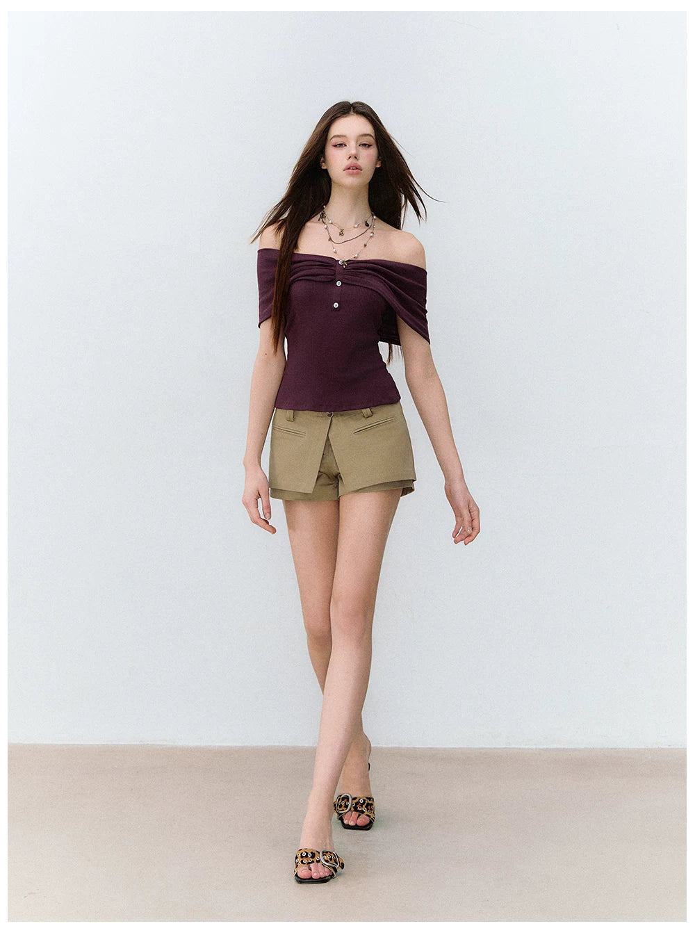 Deconstructed Detachable Layered Cargo Shorts Set