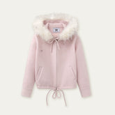 Rose Hooded Wool-Blend Jacket - CHINASQUAD