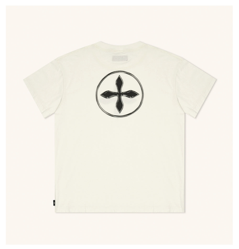 Compass Cross Vintage Tee - CHINASQUAD
