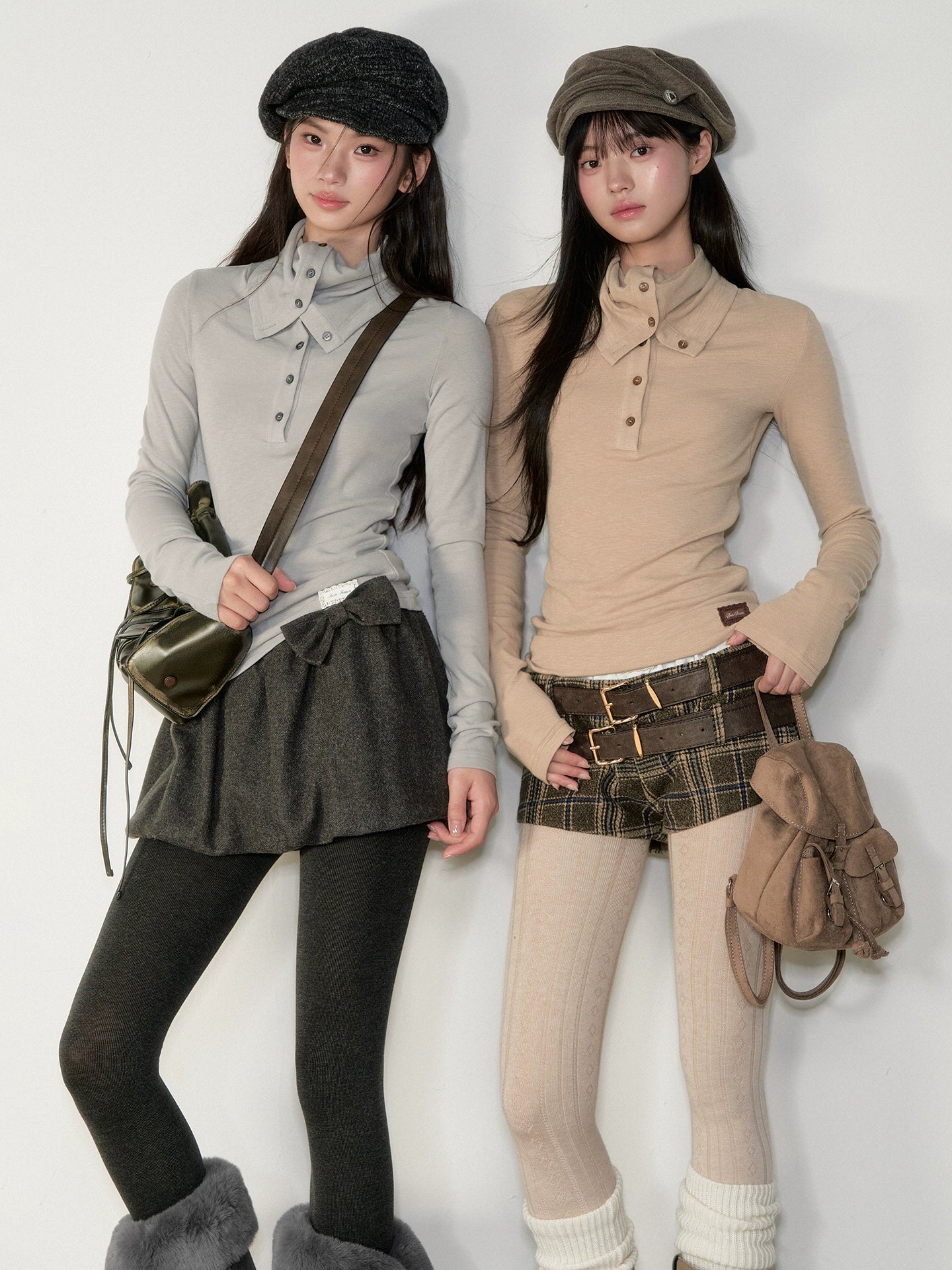 High Neck Slim-Fit Ribbed Knitwear - CHINASQUAD