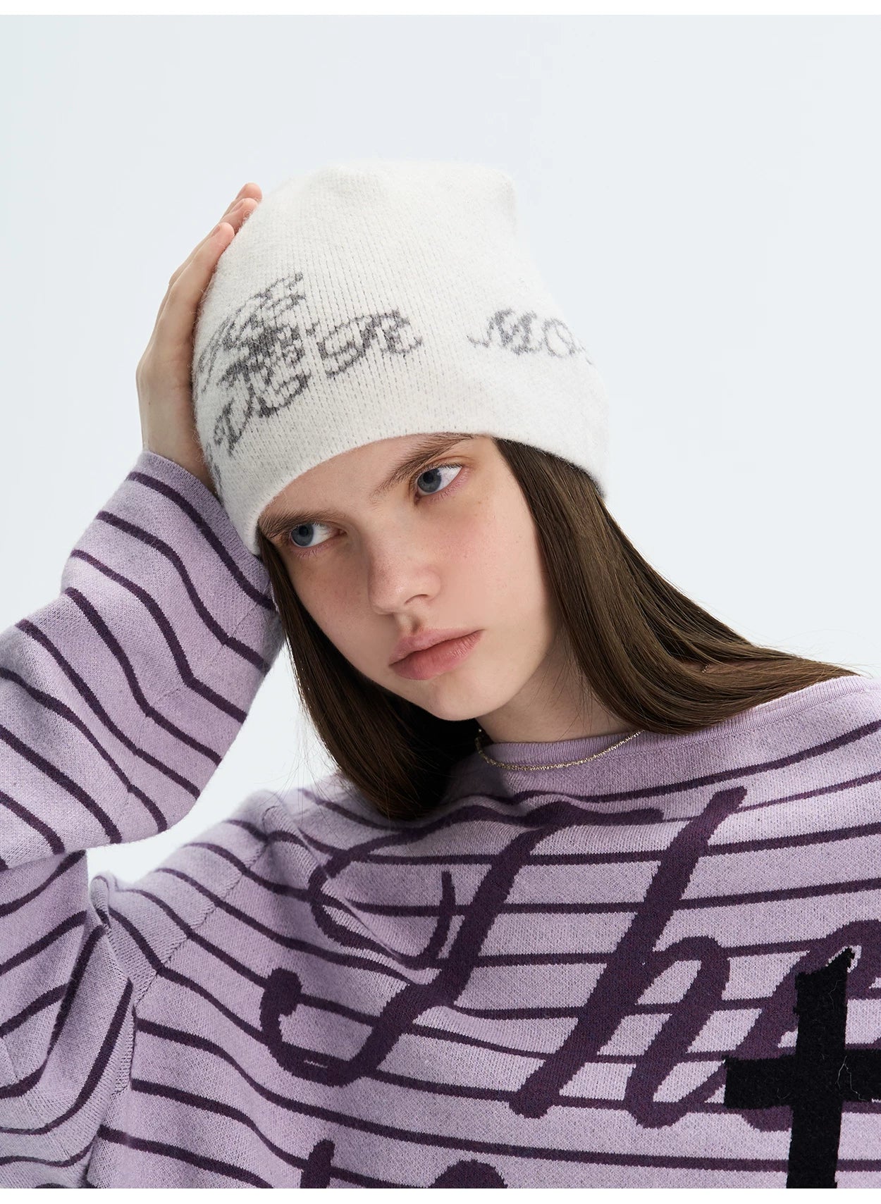 Retro Jacquard Knit Beanie