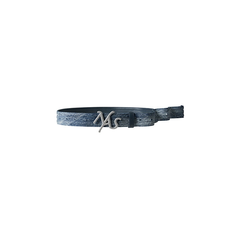 "Feria Series" Volcano Washed Twill Denim Belt - CHINASQUAD