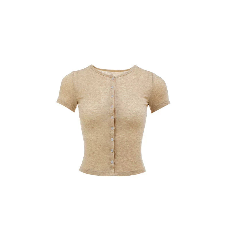 Slightly Sheer Knitted Cardigan - CHINASQUAD