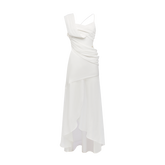 Ayla Slit Full-Skirt Dress - CHINASQUAD