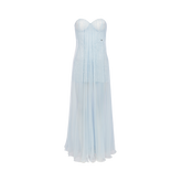 Thea Strapless Mesh Backless Dress - CHINASQUAD