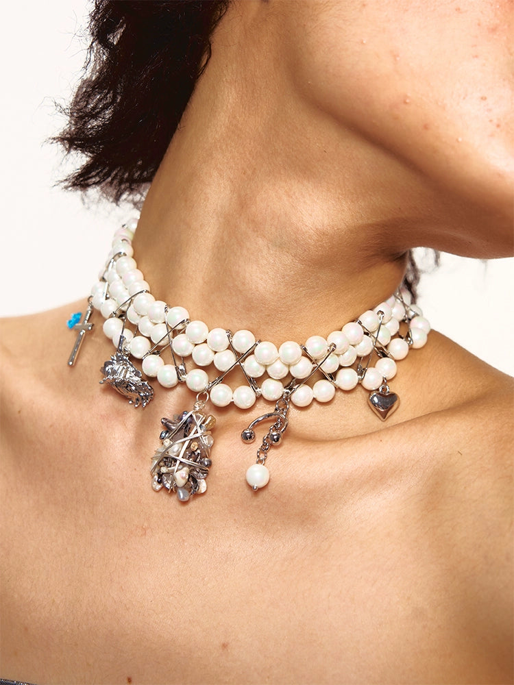 Spercial-shaped Baroque Pearl Collar - CHINASQUAD