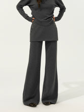 Lace Spliced Fake Two-Piece Knit Sweater - CHINASQUAD