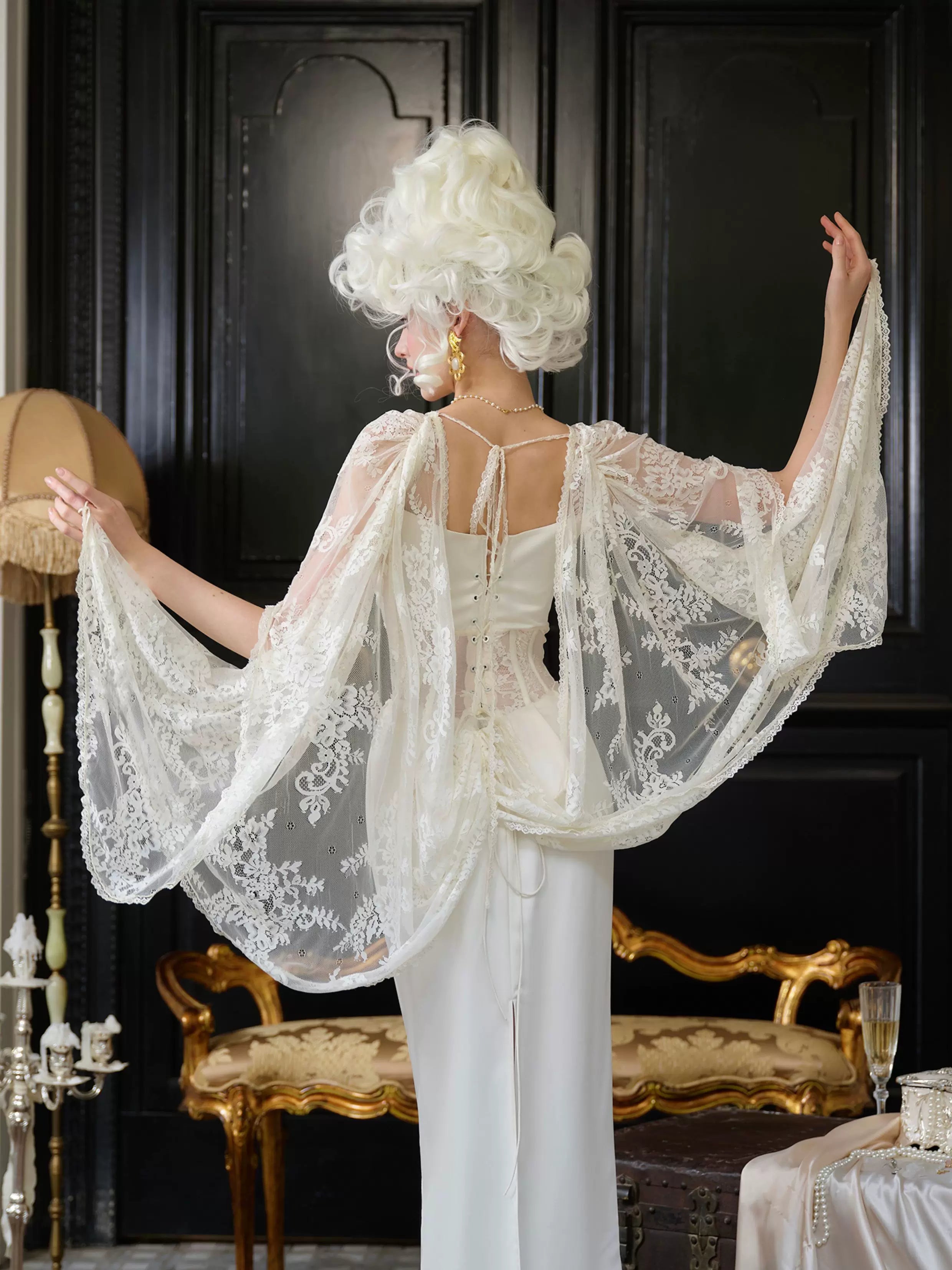 Magic Enchantment Satin Corset Wedding Dress