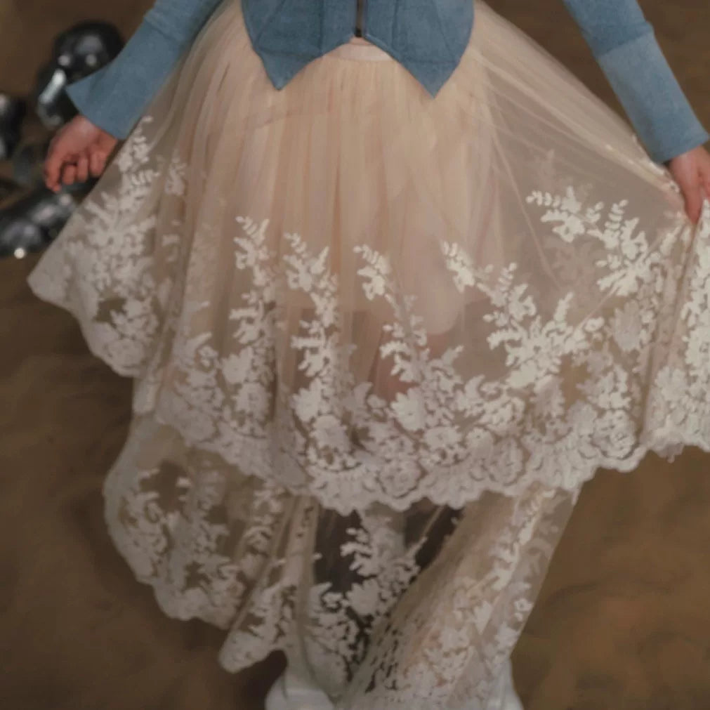 Denim Knight Structured French Denim Corset