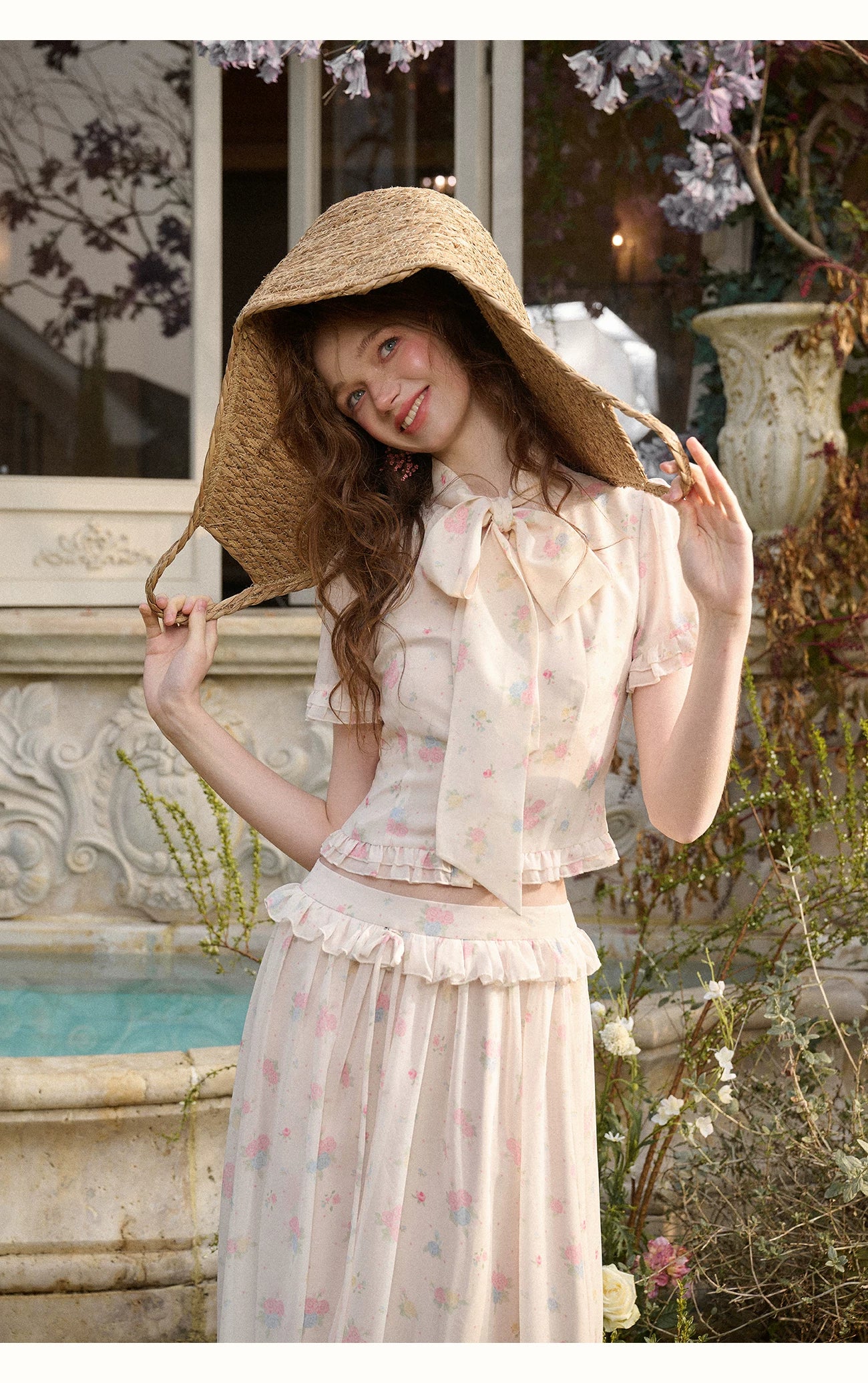 Island Holiday Chiffon Printed Set