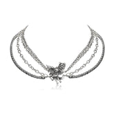 Vintage Gothic Angel Rose Choker Set - CHINASQUAD
