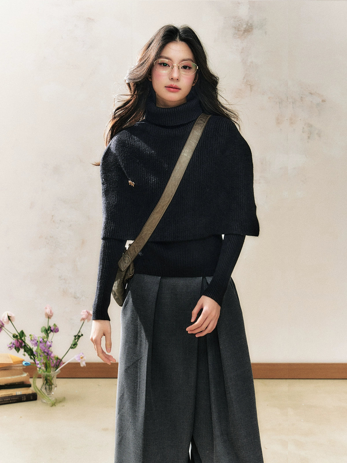 Black Design Hoodie Knitted Sweater - CHINASQUAD