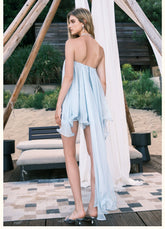 Thiri Chiffon Strapless Mini Dress - CHINASQUAD