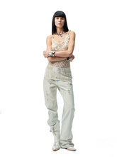 Hand-Crocheted Starfish Strappy Knotted Vest - CHINASQUAD