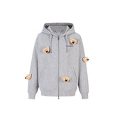 Teddy Cloud Zip Hoodie - CHINASQUAD