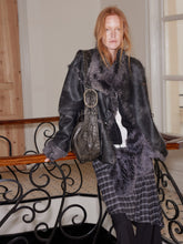 Reversible Shearling Studded Leather Jacket - CHINASQUAD
