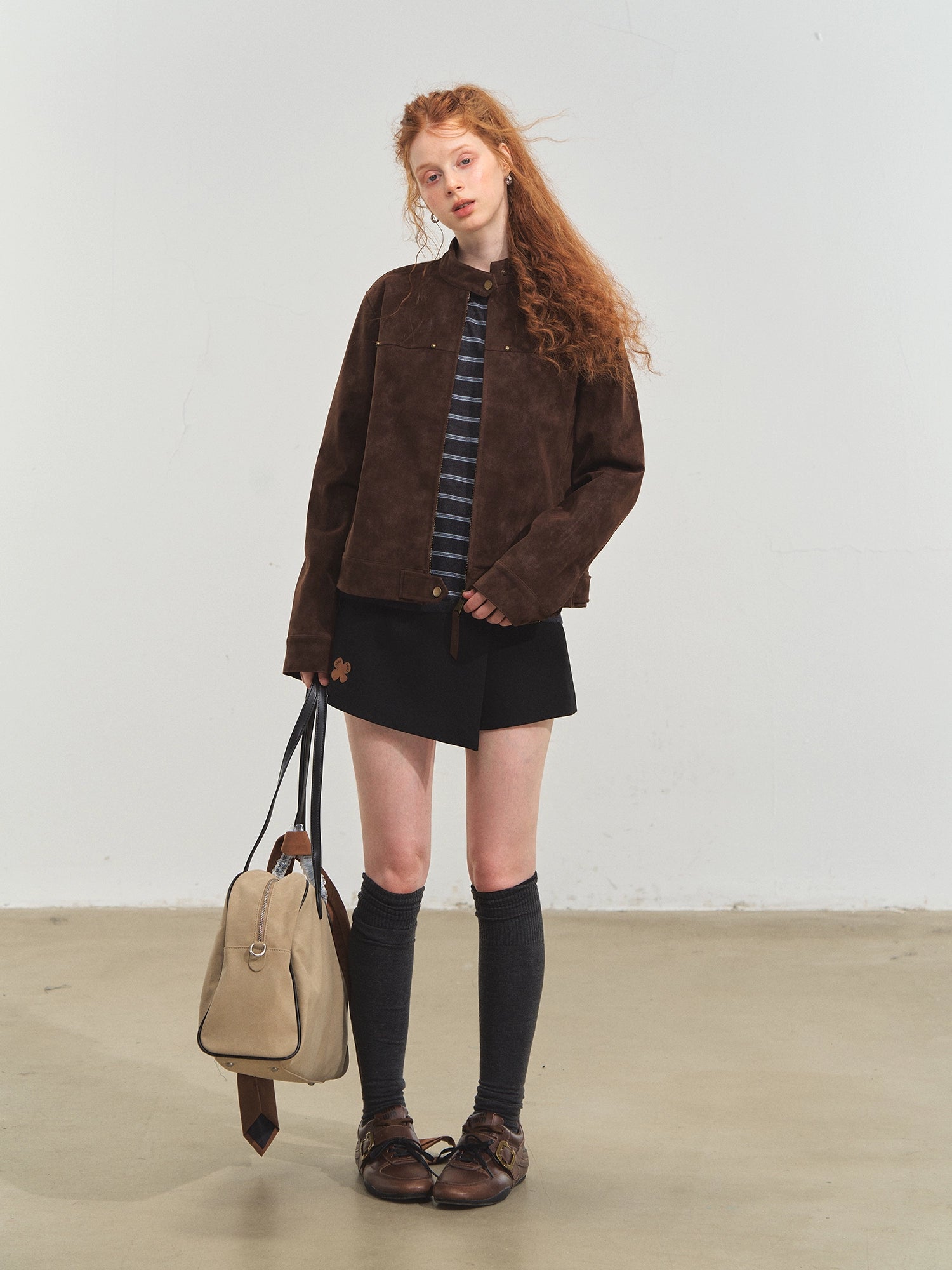 Vintage Distressed Moto Jacket - CHINASQUAD