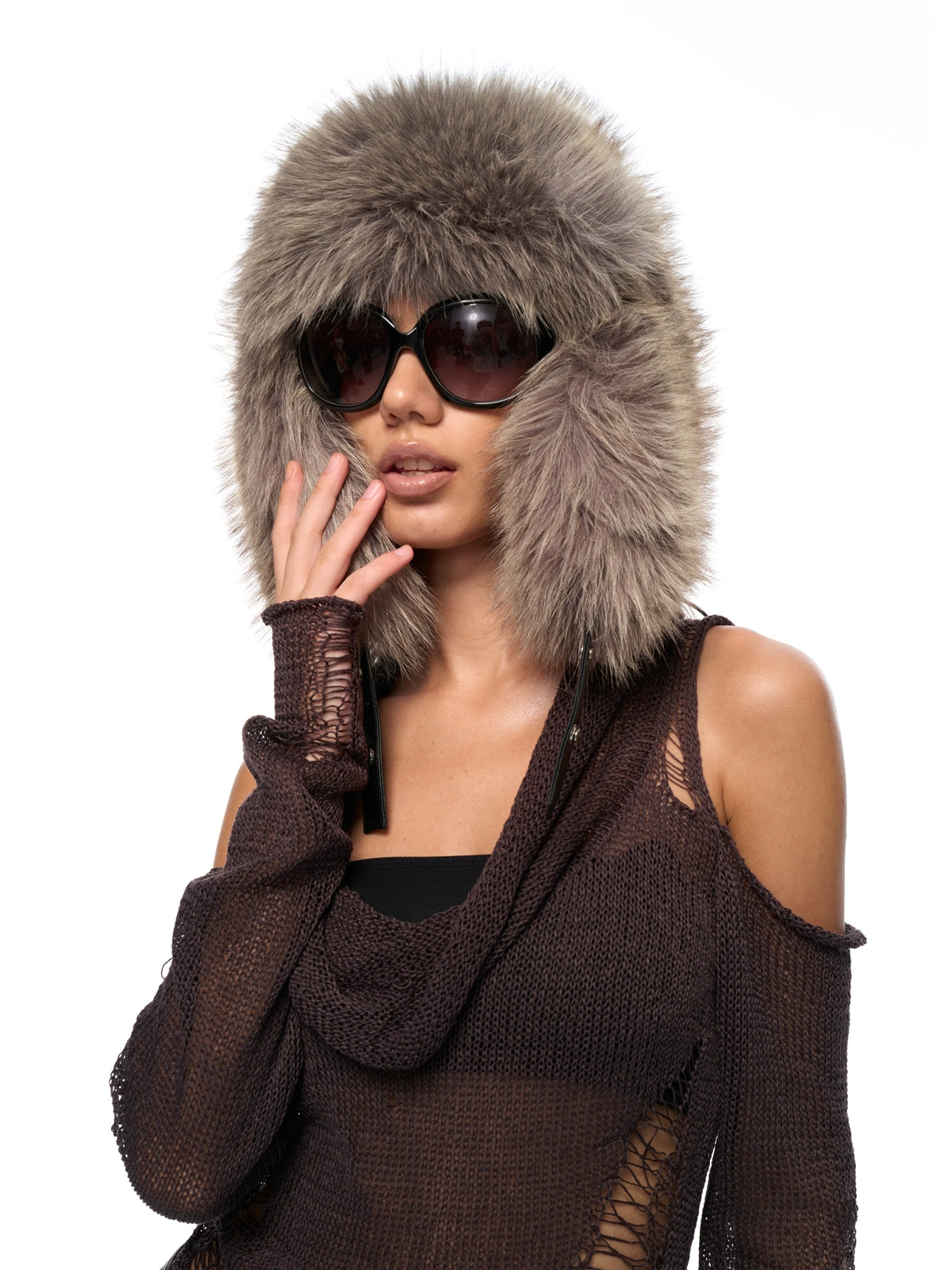 Faux-Fur Trapper Hat