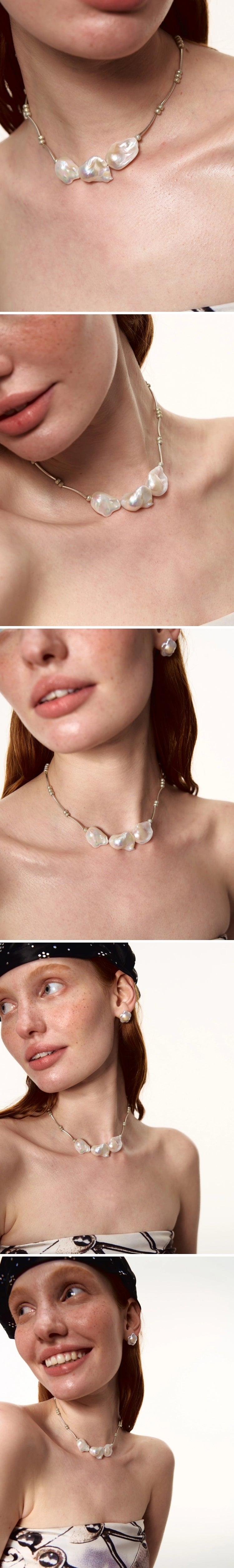 Simple Natural Baroque Pearl Necklace - CHINASQUAD
