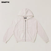 Washed Wide-Fit Zip-up Hoodie - CHINASQUAD
