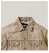 Wild Continent Handcrafted Oversized Denim Jacket - CHINASQUAD