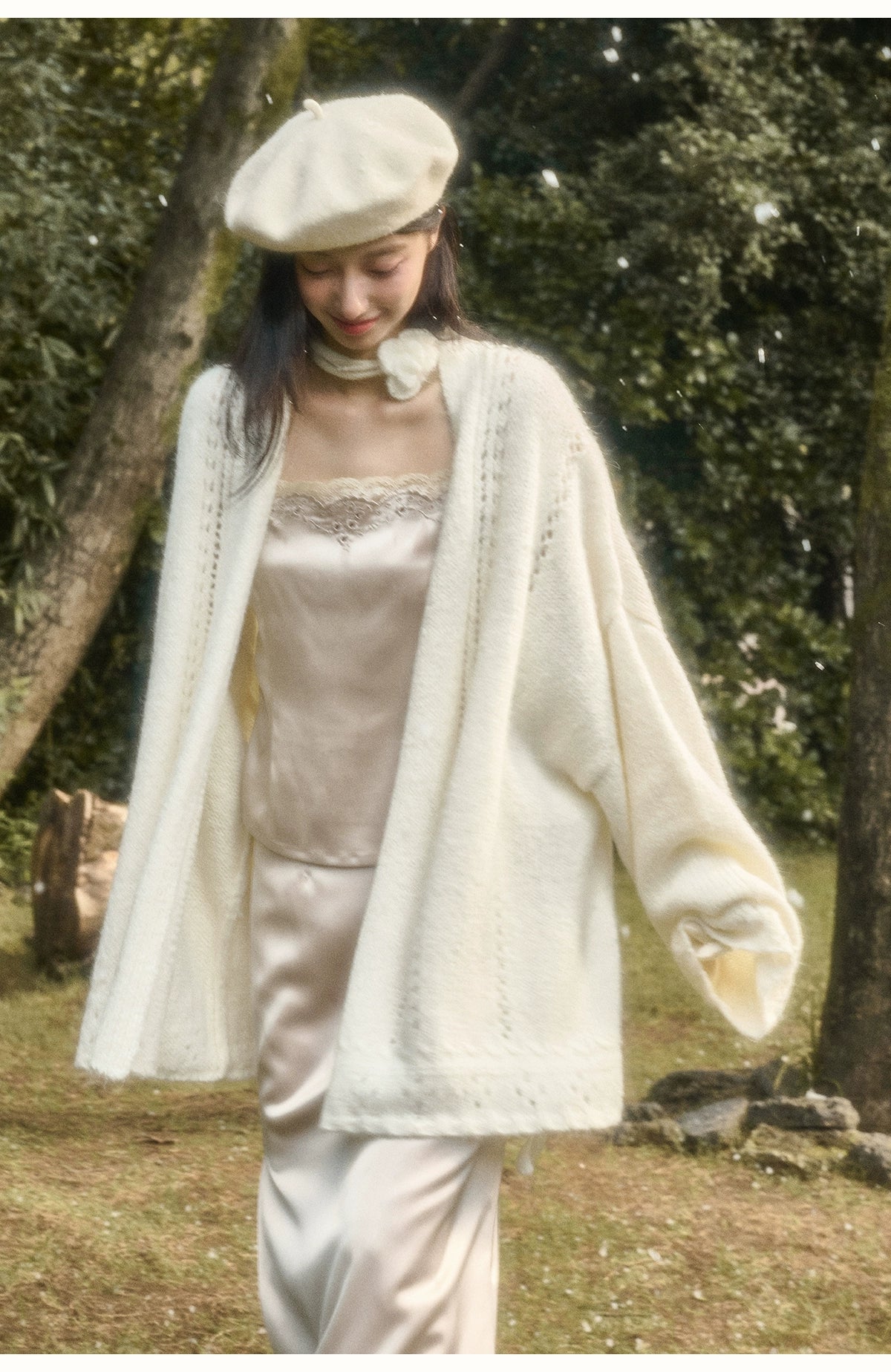 Cosagach Pearl Satin Embroidered Camisole - CHINASQUAD