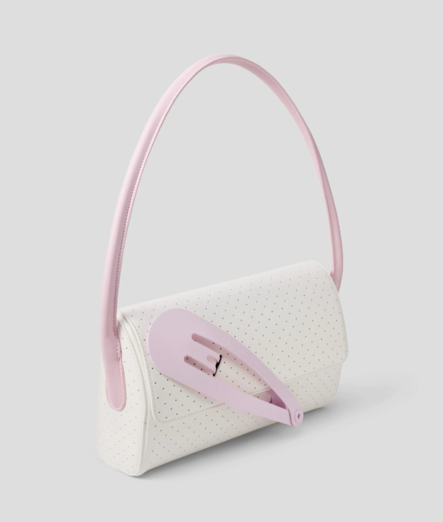 Oversized Hair Clip Shoulder Bag