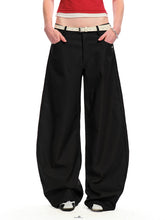 Low-Rise Slim-Fit Loose Wide-Leg Pants - CHINASQUAD