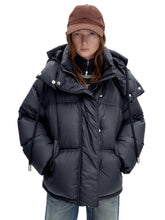 Windproof Hooded Duck Down Jacket - CHINASQUAD